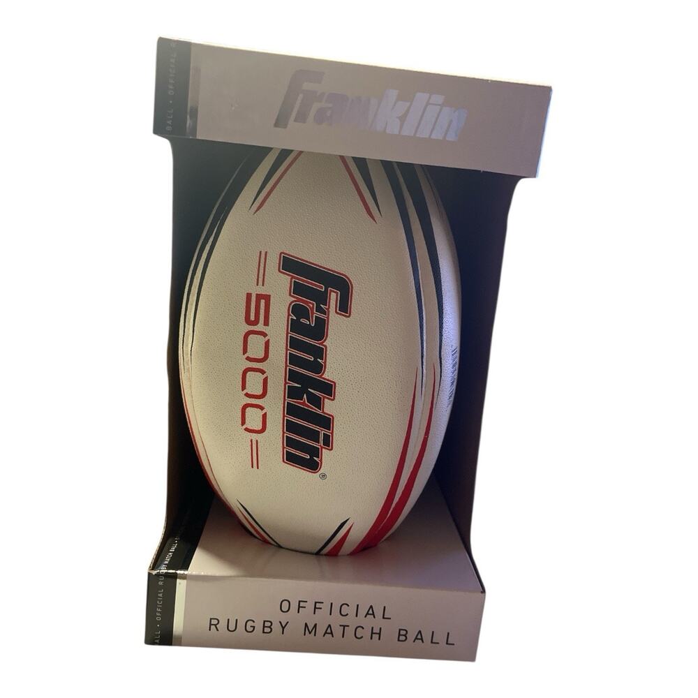 Franklin Sports 5000 Official Rugby Ball DC2442 Size 5 New Factory Sealed